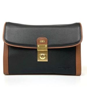 BALENCIAGA BAG CLUTCH LEATHER BALENCIAGA Paris Authentic Pre-Owned